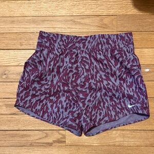 Nike Kids Patterned Shorts in Purple and Gray